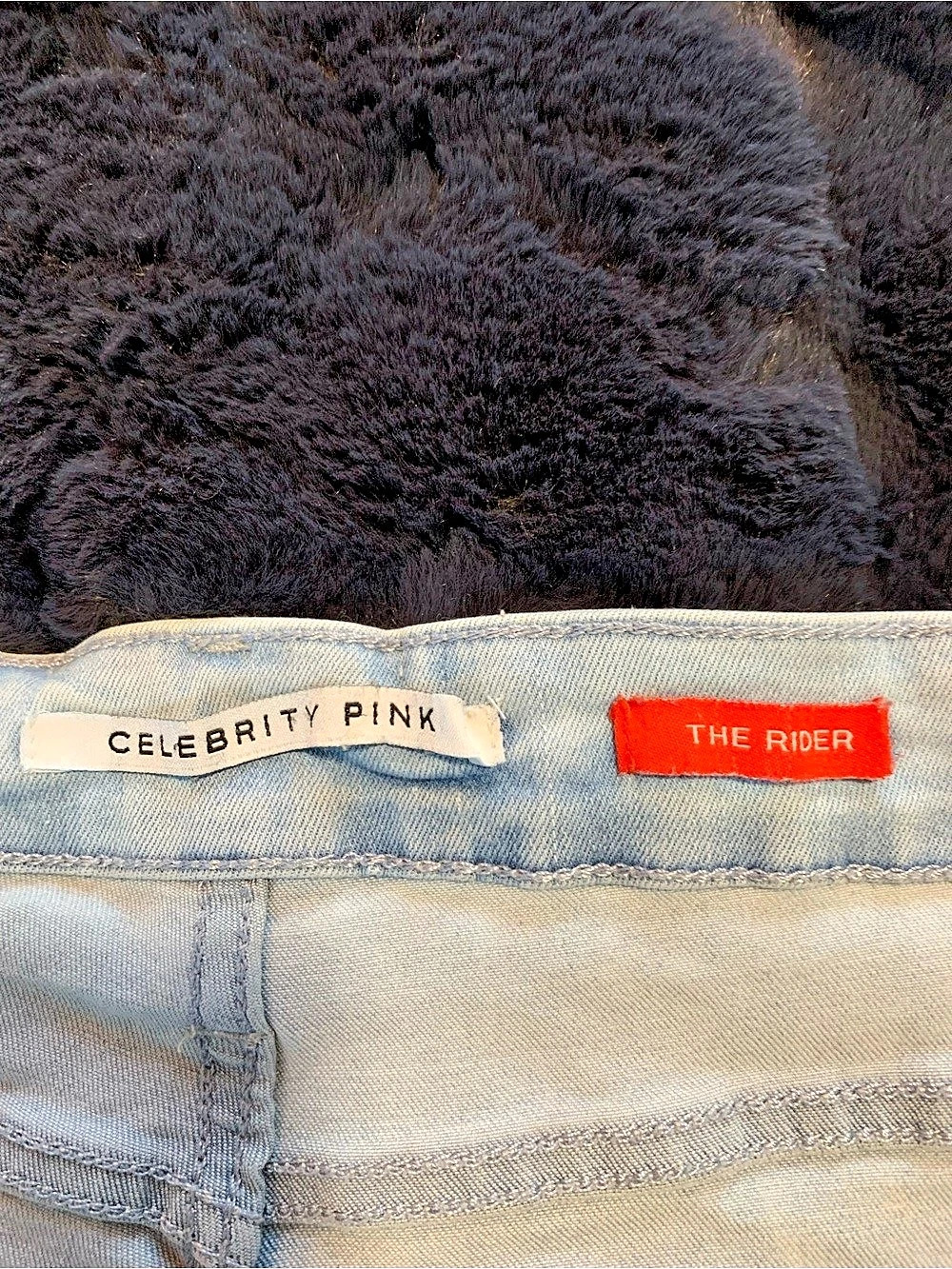 The Rider Celebrity Pink Distressed Skinny Jeans in Blue, Waist 13/31 - Picture 5 of 11